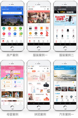 北京APP微信公众号小程序开发定制ios安卓直播购物商城模板源码
